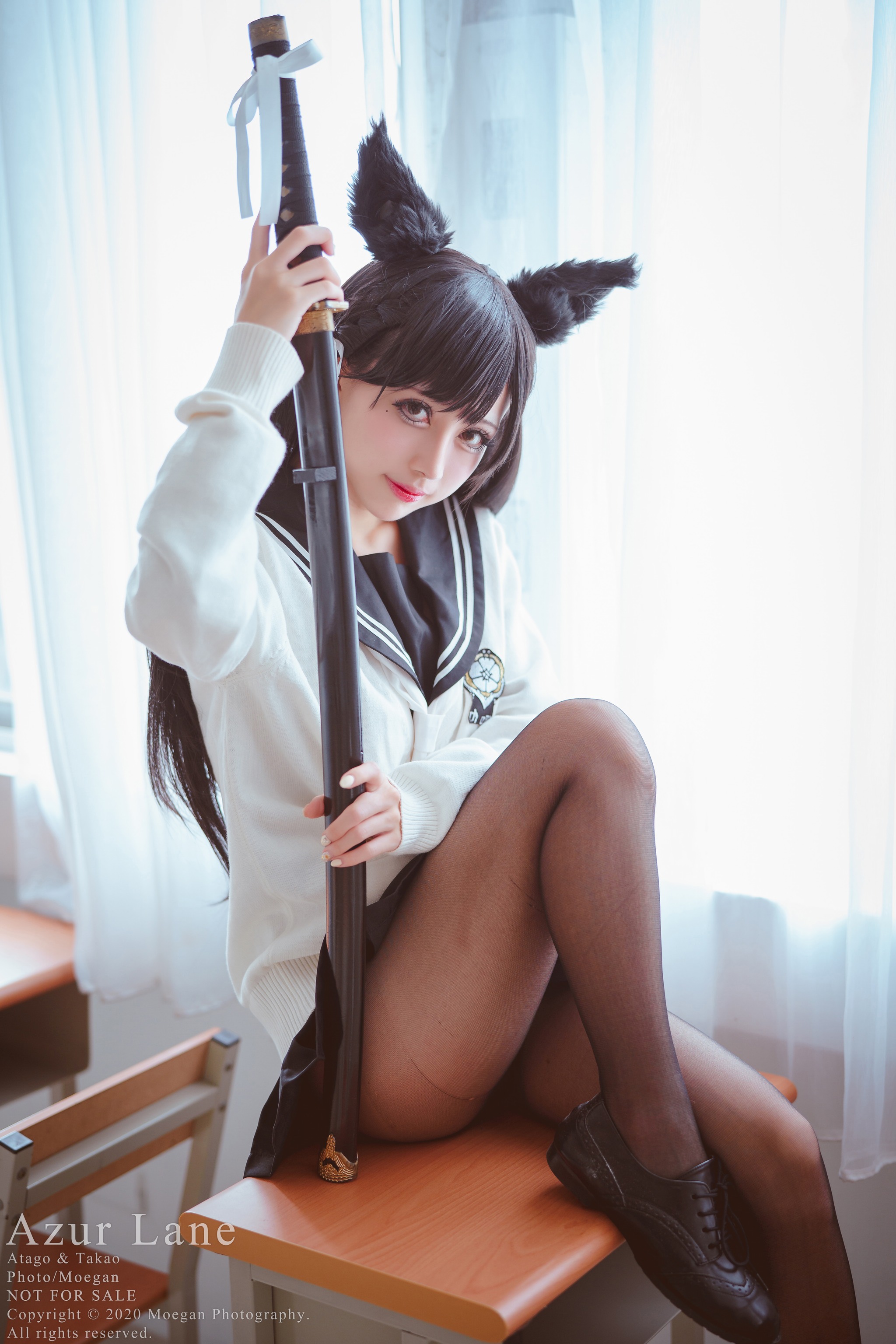 图片[1]-沖田凜花Rinka – NO.049 Azur Lane爱宕高雄 Sailor Suit[13P]-XikXak